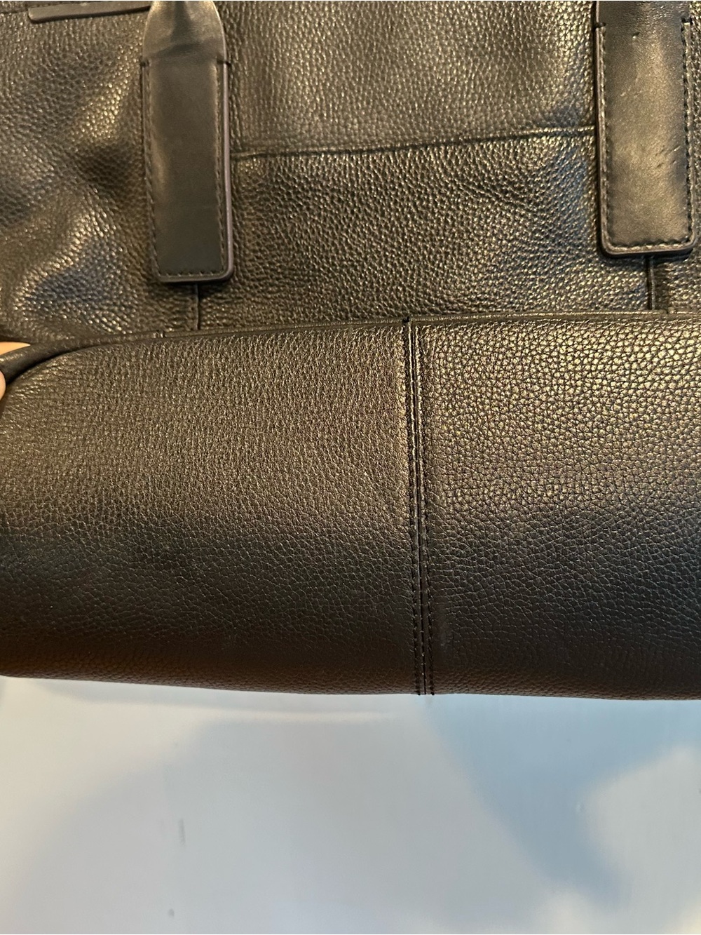 RADLEY LONDON Black Pebbled Leather Tote - Picture 5 of 10